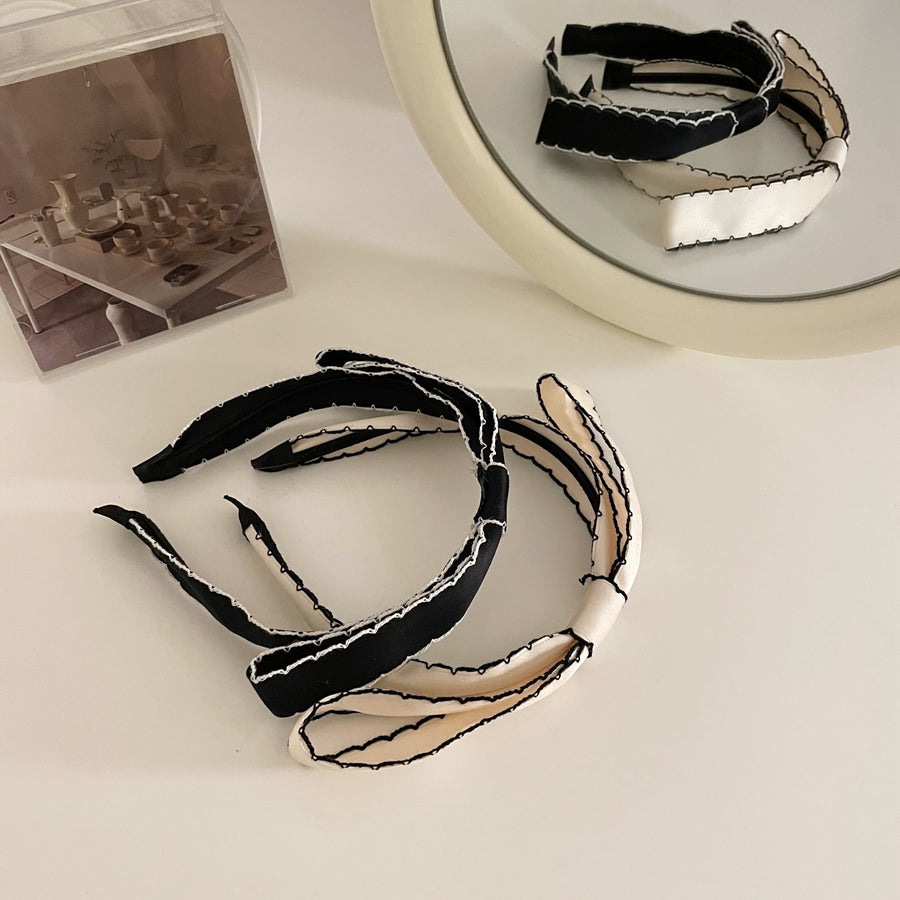 Women's Wavy Bow Hair Clip