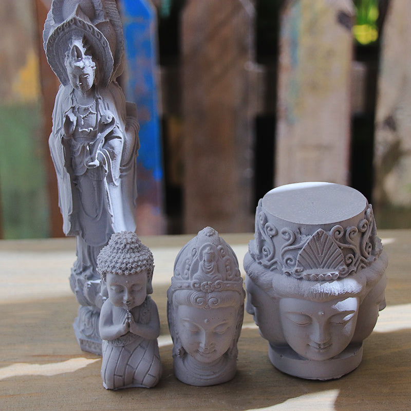 Guanyin Candle Mold Silicone Decorative Craft Tool for Home & Party