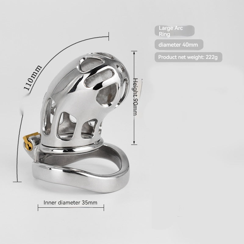 Stainless Steel Bird Cage with Adjustable Ring Size Lightweight Breathable Design