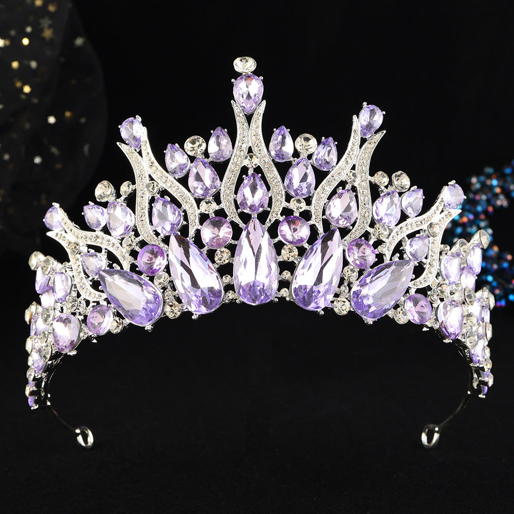 Baroque Alloy Crown Bridal Wedding Headpiece