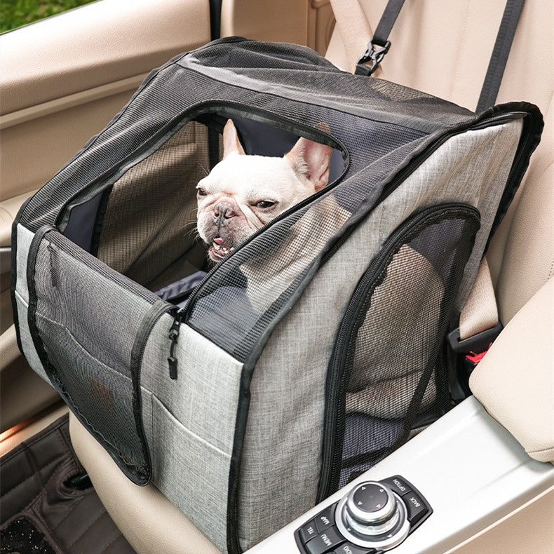 Foldable Waterproof Dog Cage with Thickened Pet Mat for Travel & Home