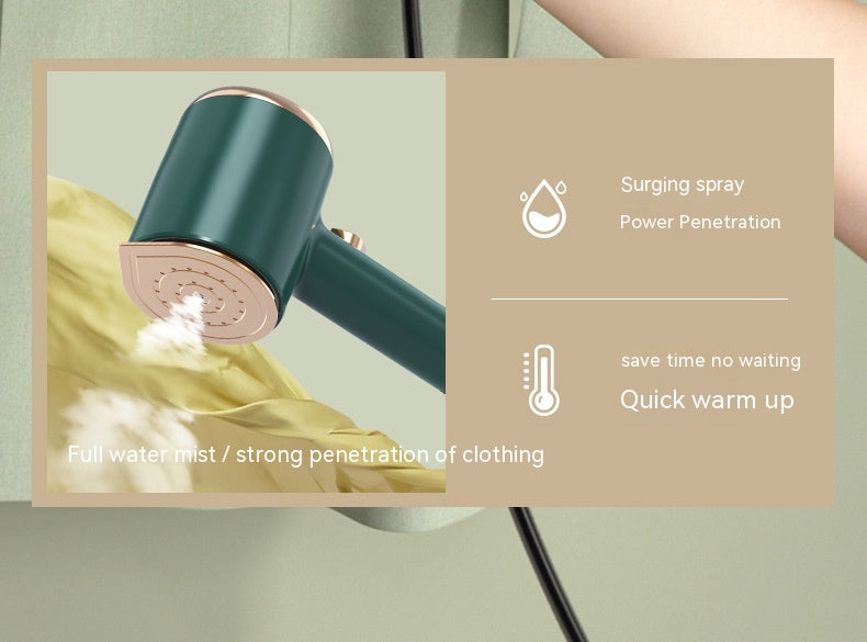 Mini Portable Handheld Garment Steamer for Clothes Travel Home Use - US Plug