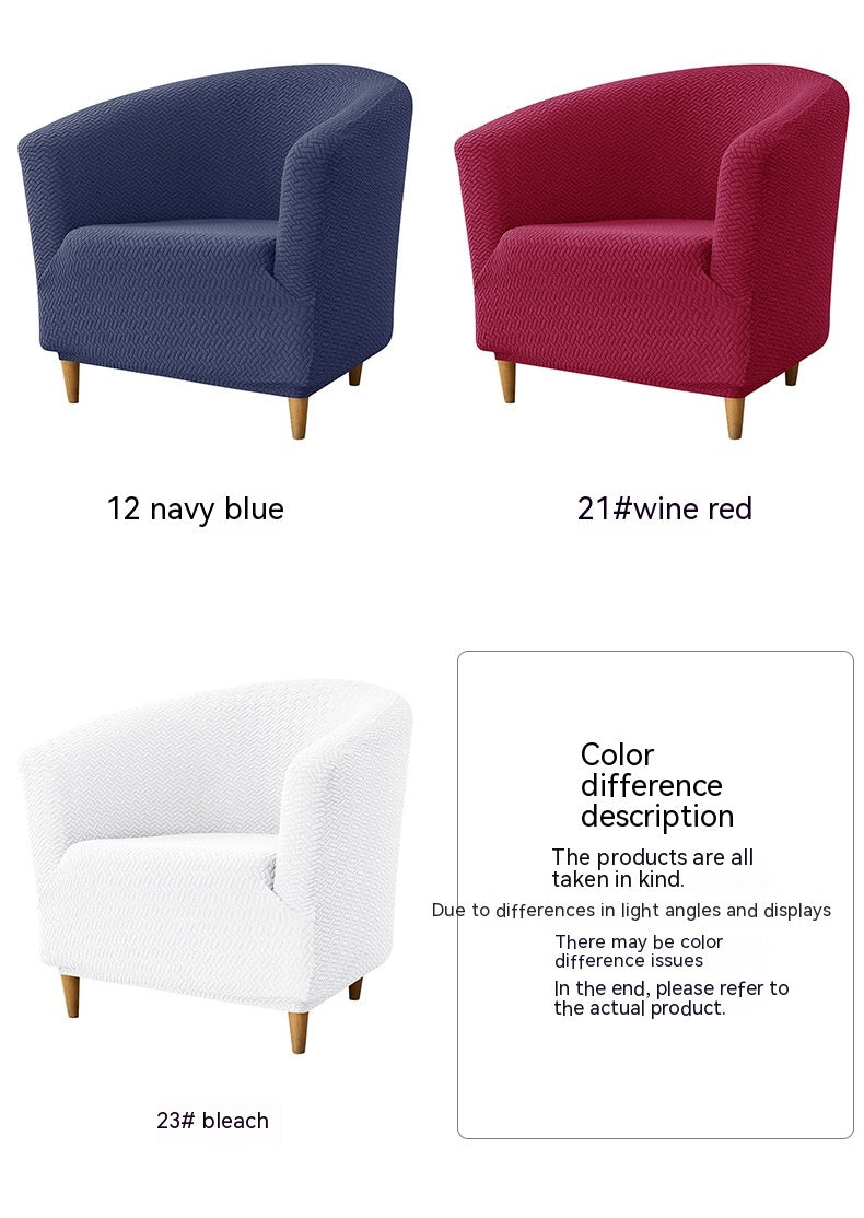 Elastic Jacquard Sofa Cover for Club Sofas - Dustproof and Modern Style