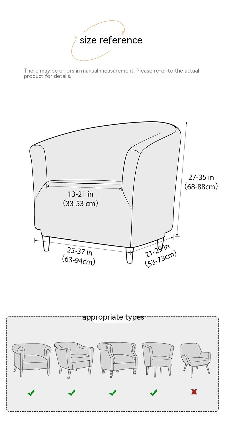 Elastic Jacquard Sofa Cover for Club Sofas - Dustproof and Modern Style