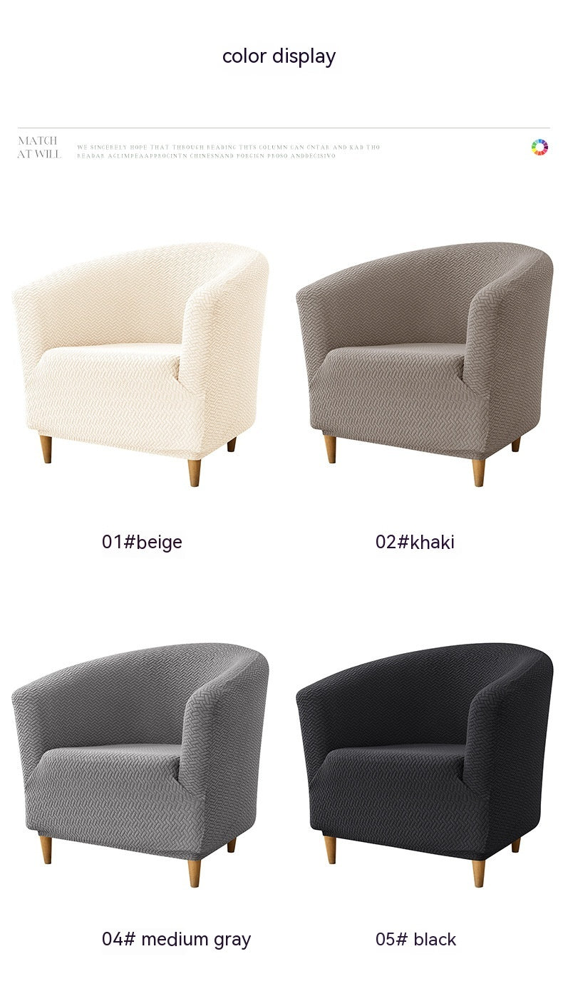 Elastic Jacquard Sofa Cover for Club Sofas - Dustproof and Modern Style