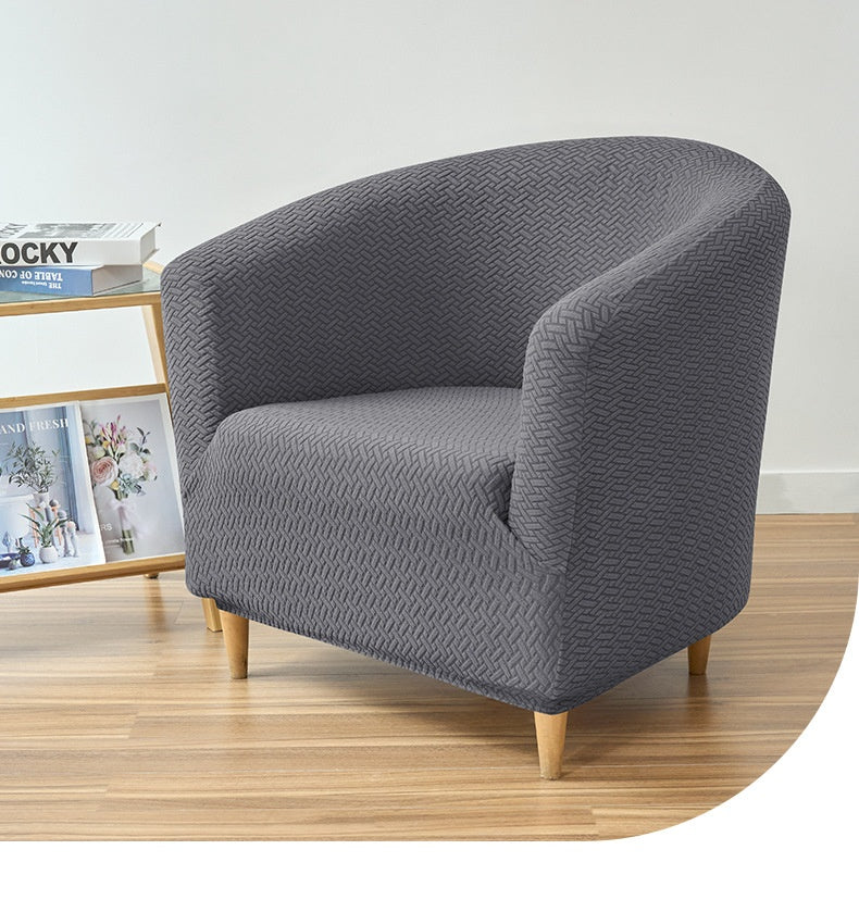 Elastic Jacquard Sofa Cover for Club Sofas - Dustproof and Modern Style