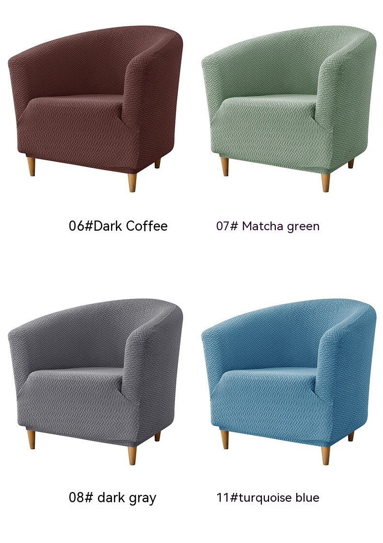 Elastic Jacquard Sofa Cover for Club Sofas - Dustproof and Modern Style
