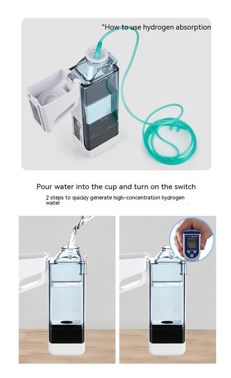Portable Hydrogen Water Cup Electrolysis Machine for Oxygen and Hydrogen Separation