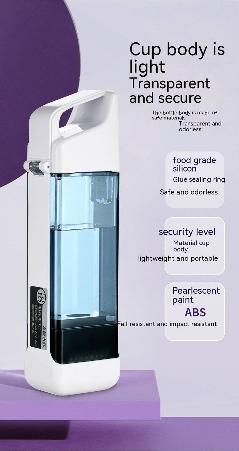 Portable Hydrogen Water Cup Electrolysis Machine for Oxygen and Hydrogen Separation