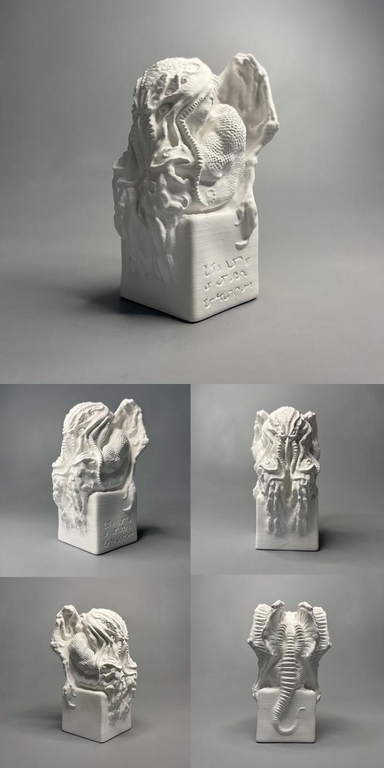 Cthulu Desktop Sculpture - Creative Plaster Home Decor Gift Set