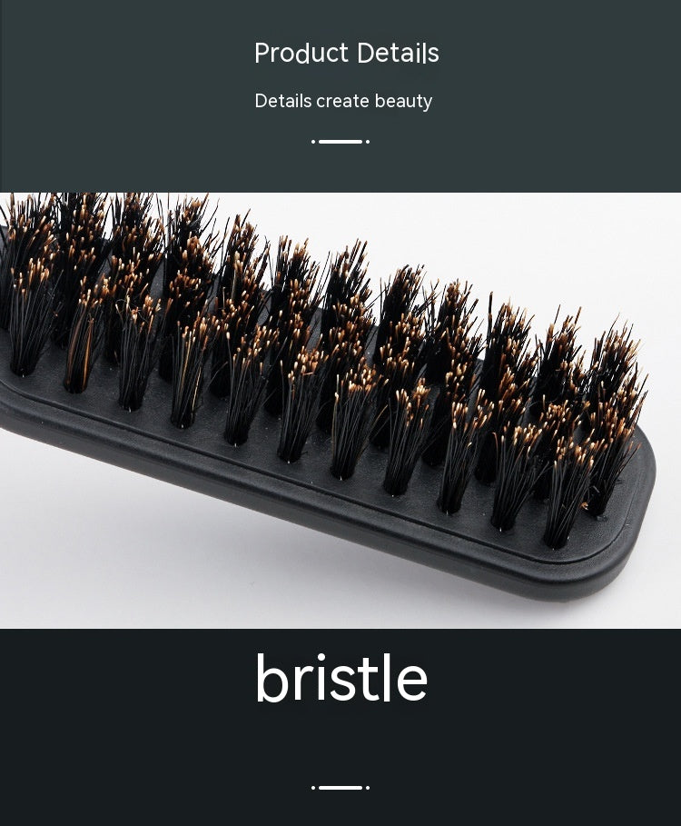 Portable Folding Shaving Brush with Bristles