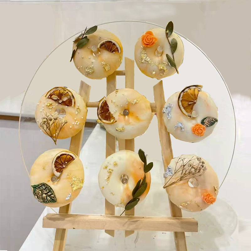 Wooden Donut Display Stand for Weddings and Parties Multiple Sizes