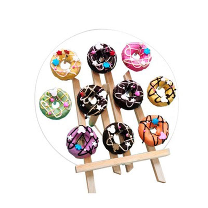 Wooden Donut Display Stand for Weddings and Parties Multiple Sizes