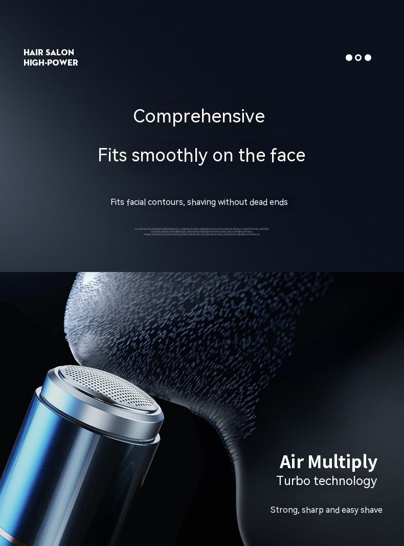 Electric Men's Portable Travel Shaver - Blue