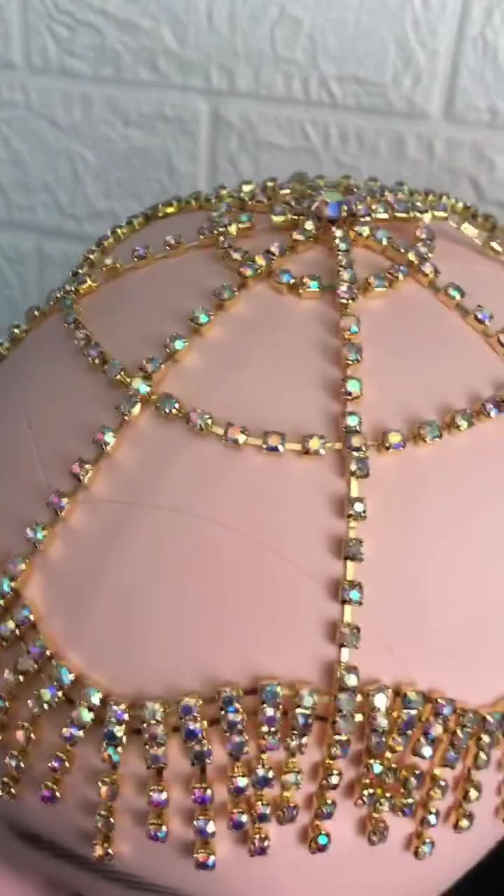 Women's Rhinestone Tassel Hair Hoop Headwear