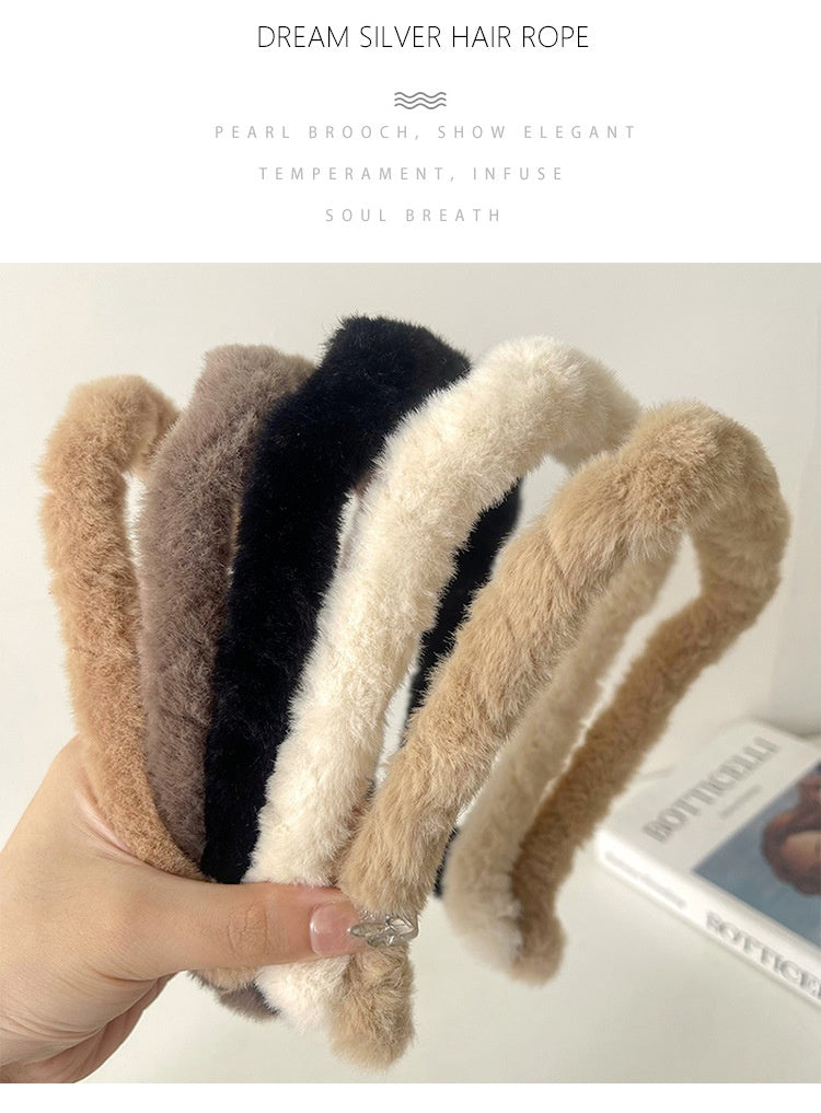 Children's Plush Square Hairband with Sun Glasses Style - Multiple Colors