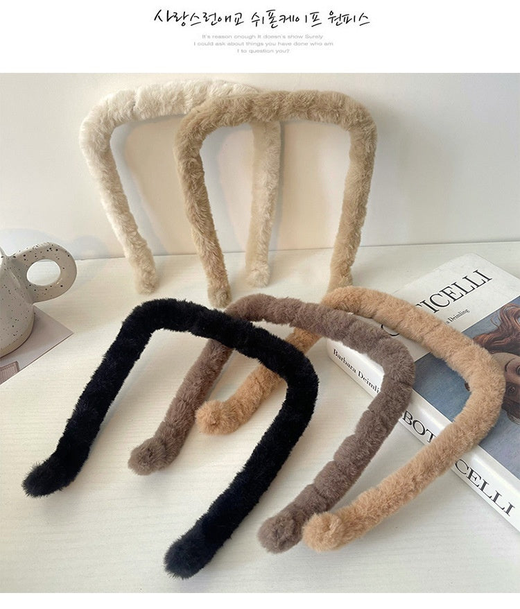 Children's Plush Square Hairband with Sun Glasses Style - Multiple Colors