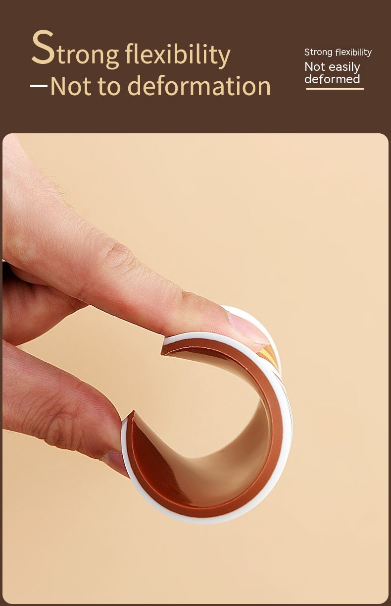 Anti-Scald Round Coffee Cup Mat - Thickened PVC Drink Coaster Set