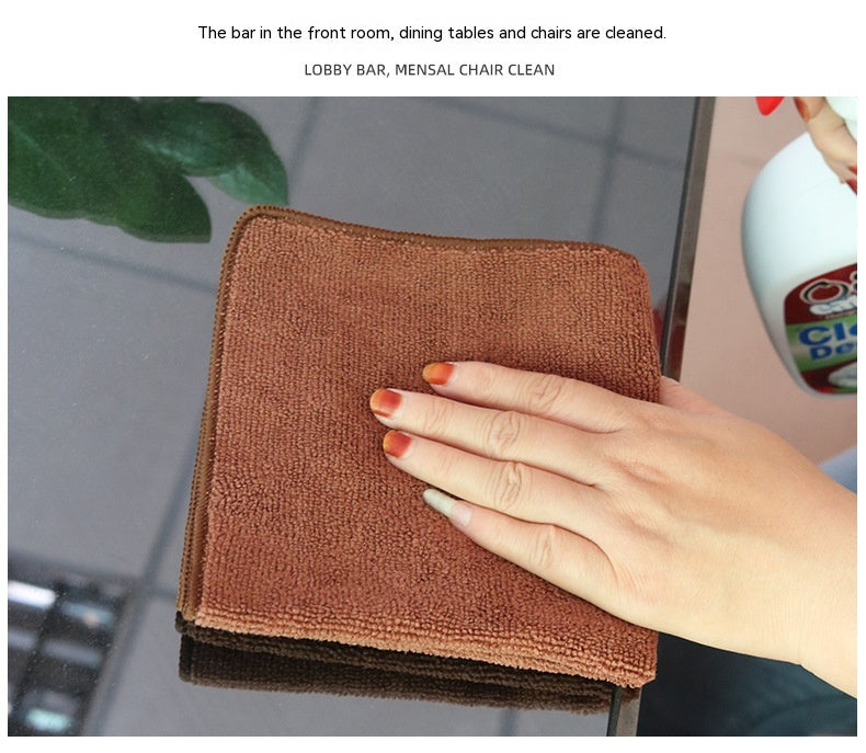 Microfiber Kitchen Cleaning Rags 25x25cm & 30x30cm, Water Absorbent, 5-Piece Set