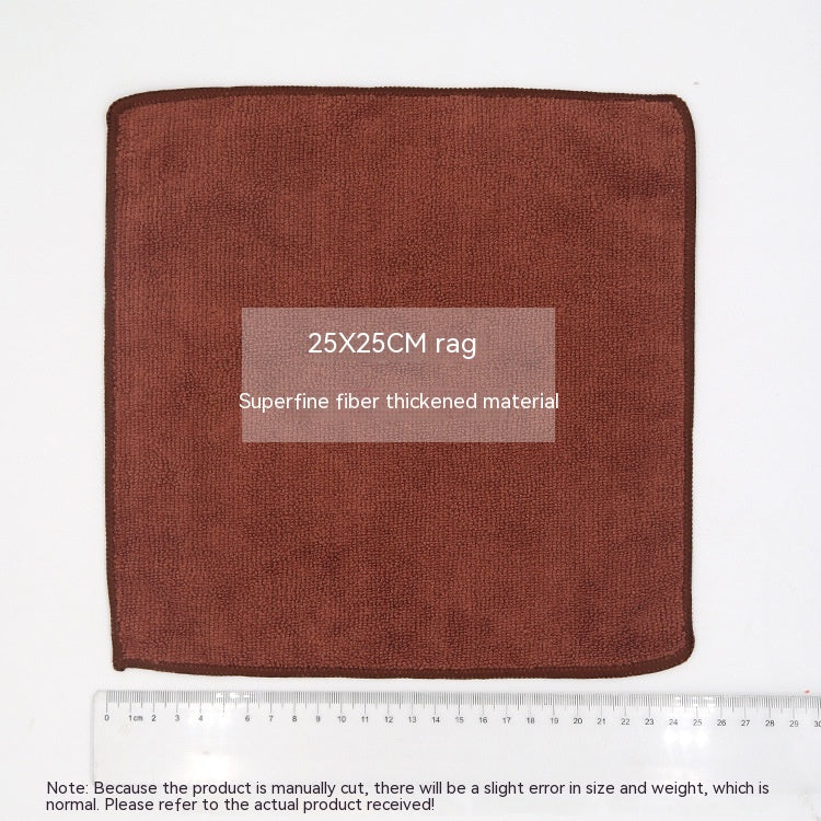 Microfiber Kitchen Cleaning Rags 25x25cm & 30x30cm, Water Absorbent, 5-Piece Set