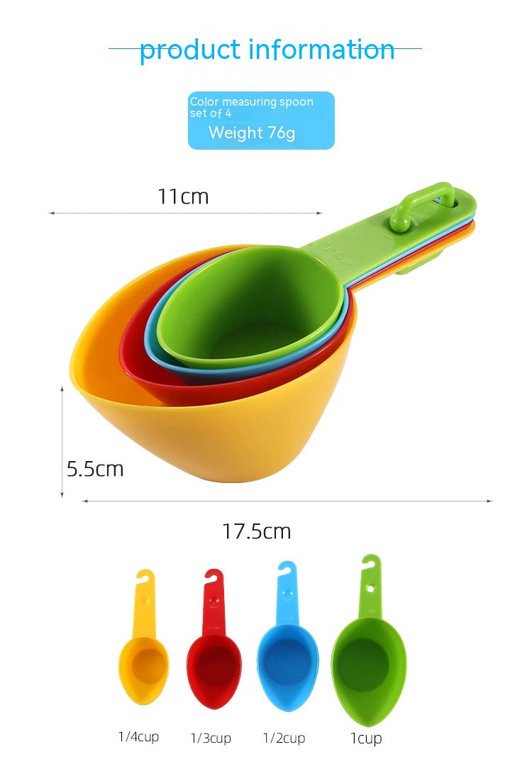 Plastic Measuring Spoon & Cup Set for Baking, Kitchen Utensils, 11-12 Pieces