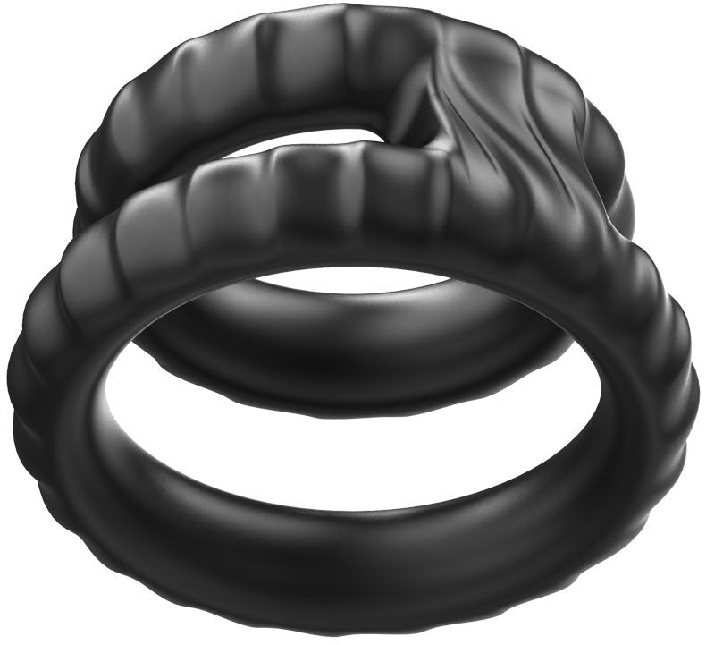 Liquid Silicone Penis Ring Set - Couples Delay and Blocking Rings