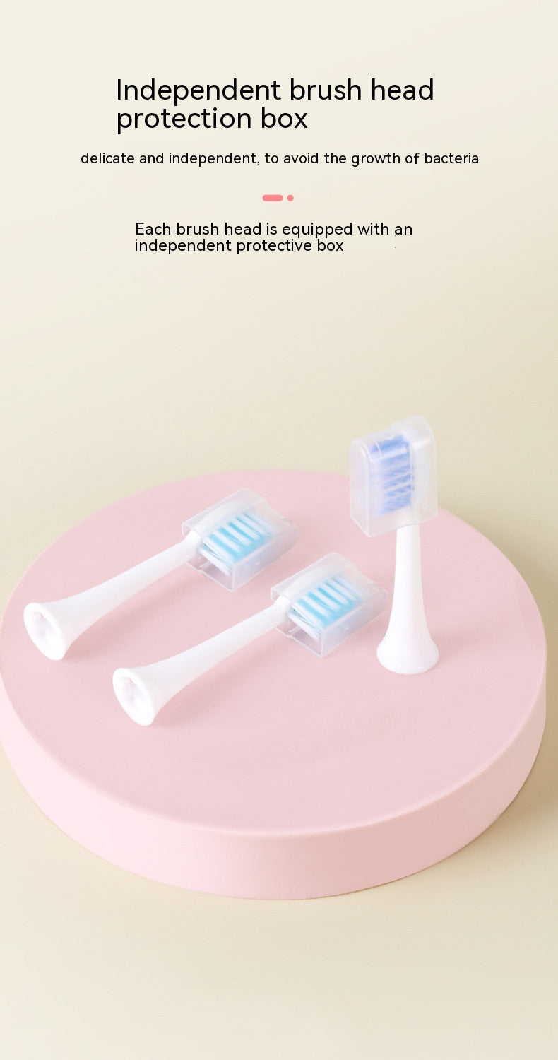 Rechargeable Waterproof Electric Toothbrush with 3 Brush Heads