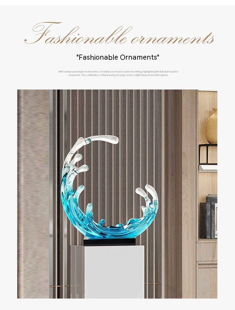 Luxury Living Room Wine Cabinet Decor Panel - Modern Office Surface Accent