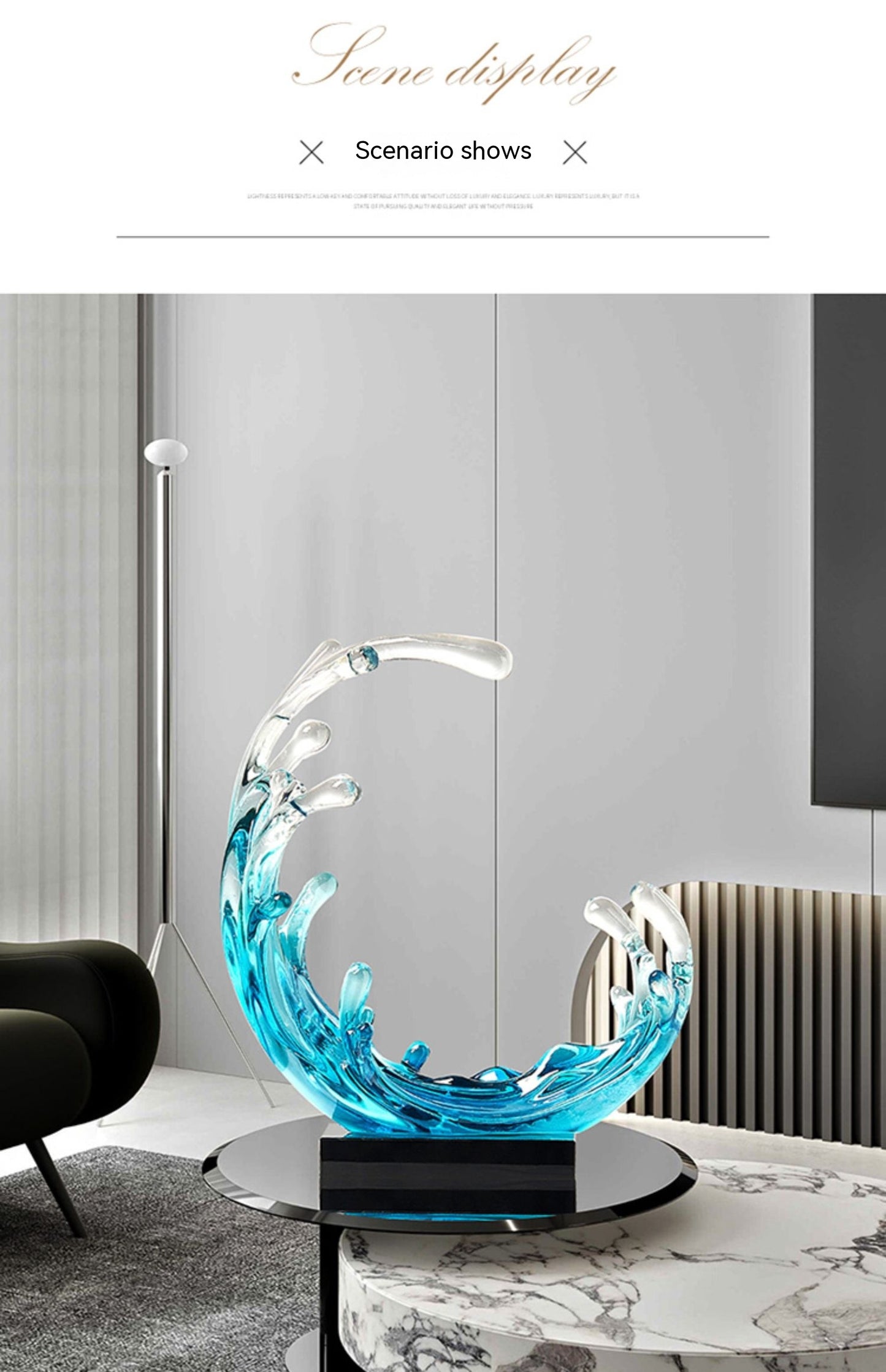 Luxury Living Room Wine Cabinet Decor Panel - Modern Office Surface Accent