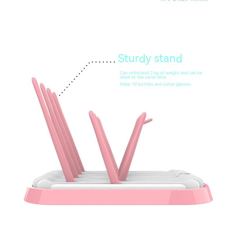 Multifunctional Portable Bottle Drying Rack for Baby & Kitchen Use