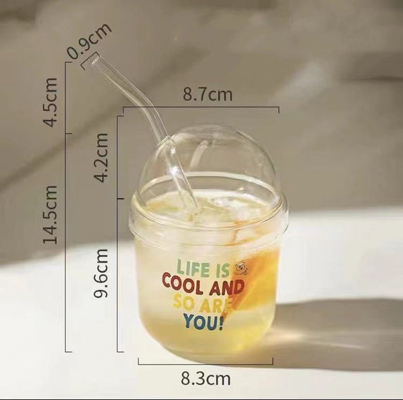 High Borosilicate Glass Drinking Glasses Set - Transparent Kitchen Drinkware