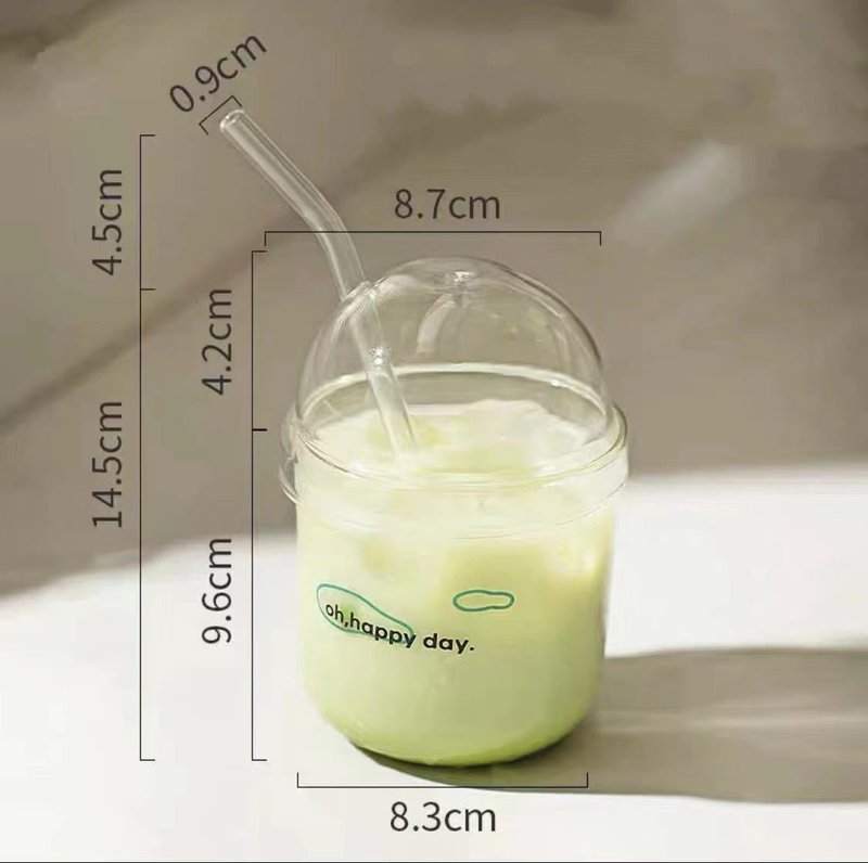High Borosilicate Glass Drinking Glasses Set - Transparent Kitchen Drinkware