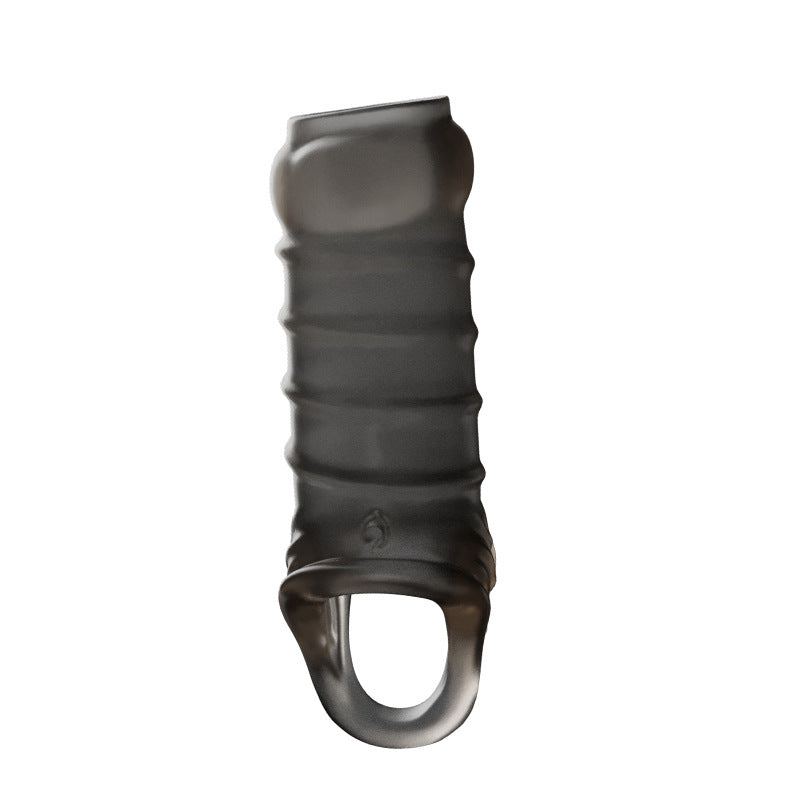 Male Condom Wearables Crystals - Long Thick Flexible Cover for Intimate Use