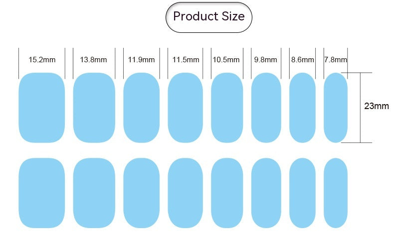 Christmas Gel Nail Art Stickers Set - Semi-Curing Nail Decals for Festive Nails