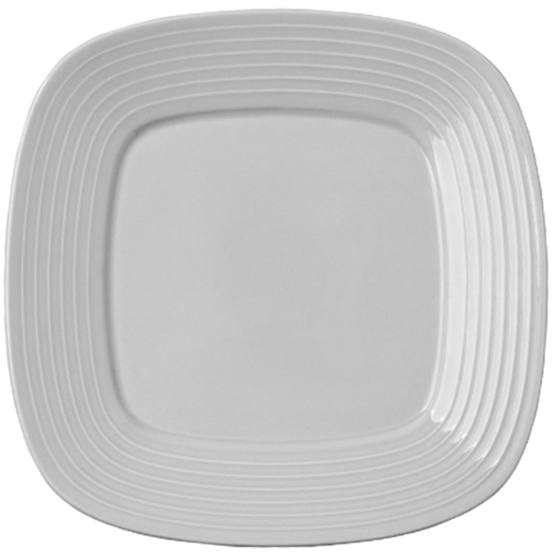 11-Inch Dark Gray Porcelain Dinner Plate - Round Kitchen Tableware