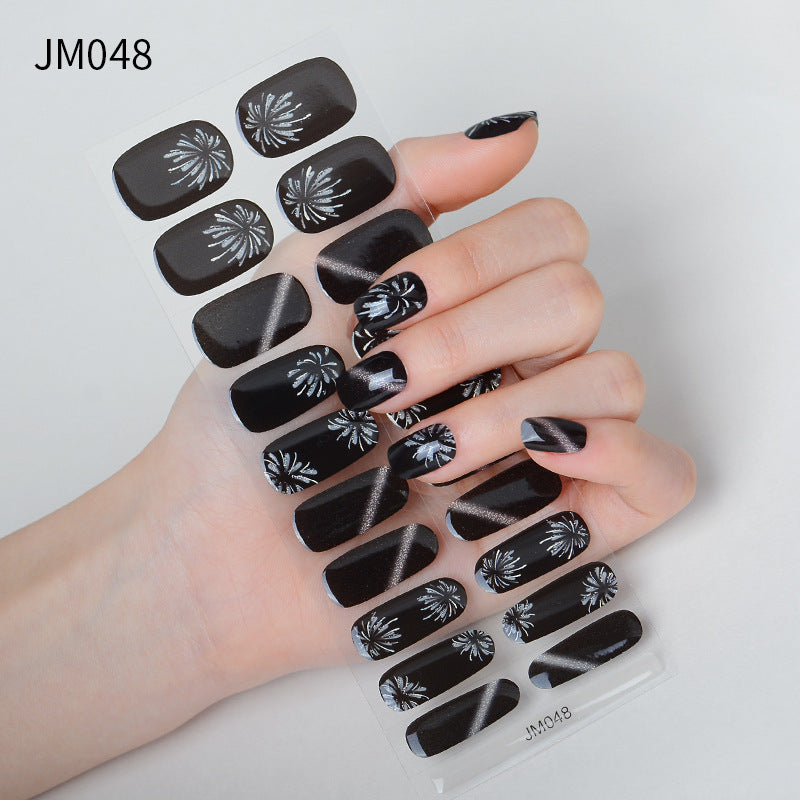 Waterproof Durable Semi-Curing Gel Nail Sticker Set for Nail Art