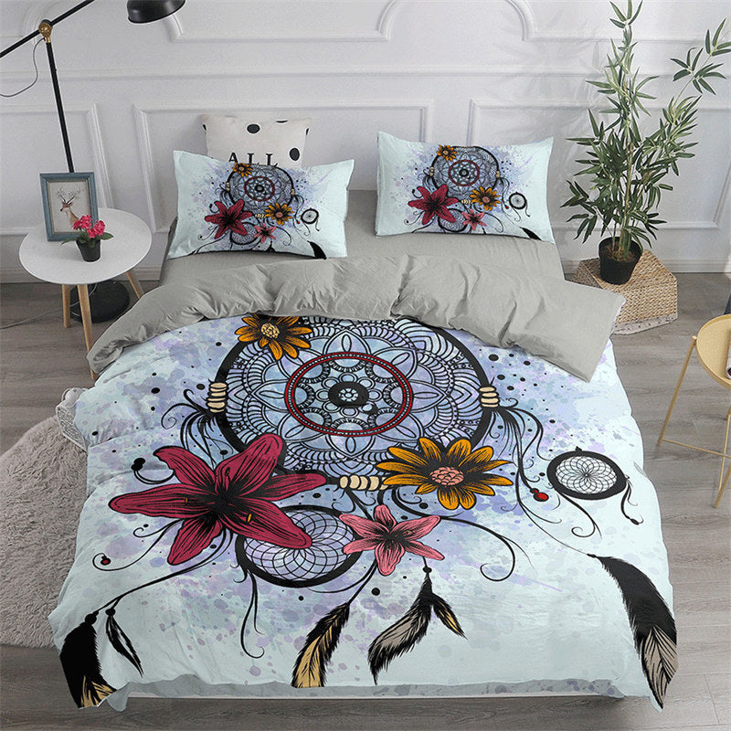 Bohemian Girl's Bed Quilt Cover Set - Multiple Sizes & Patterns