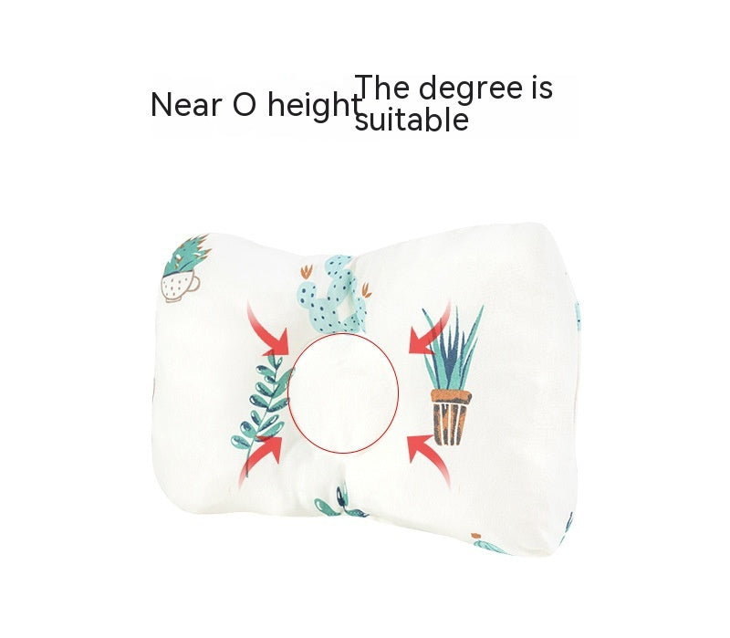Newborn Infant Anti-Deviation Head Pillow - Baby Shaping Pillow 23x30cm
