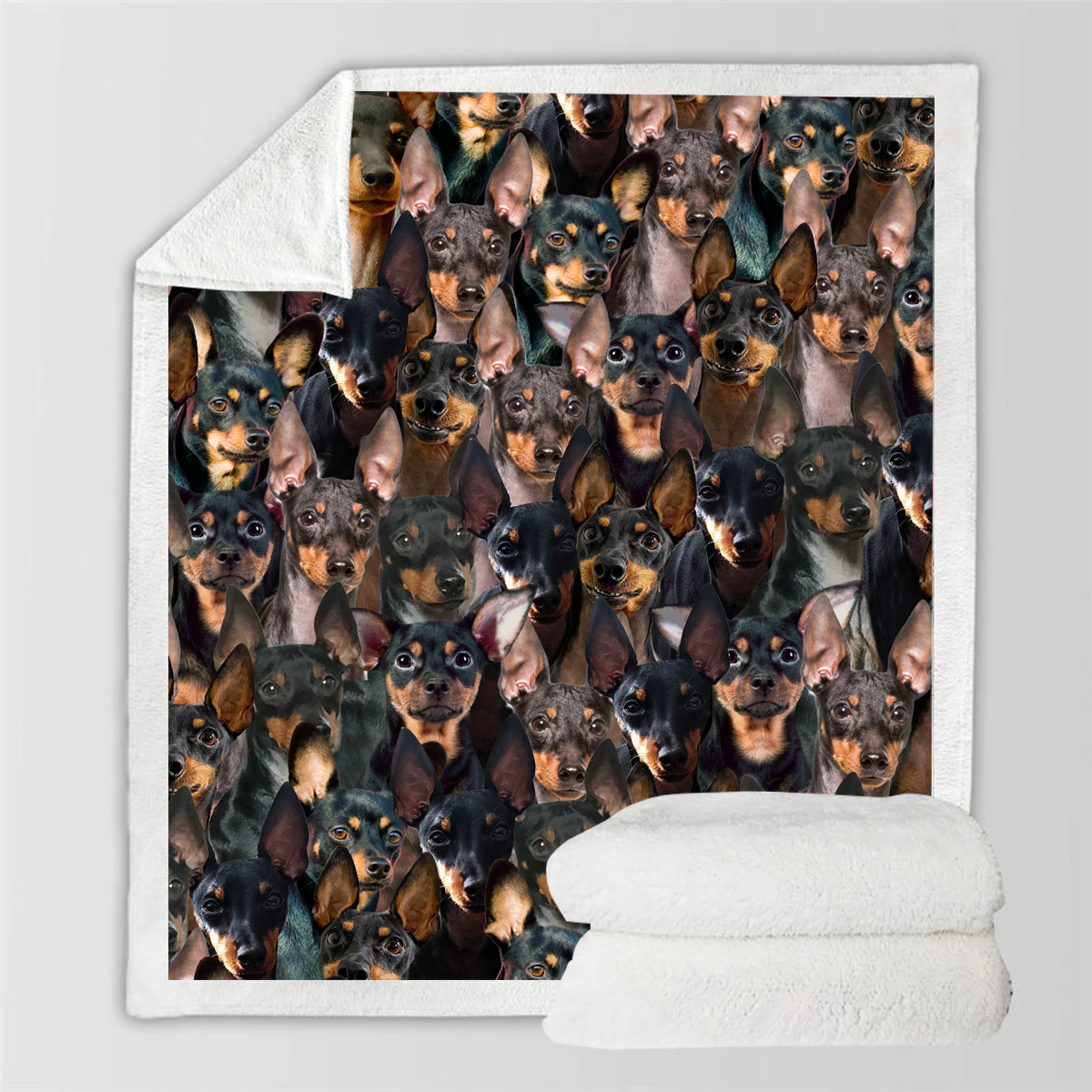 Printed Flannel Pet Dog Blanket - Multiple Sizes & Styles