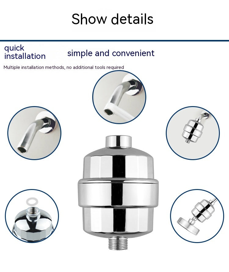 Water Purification Shower Filter for Bathing - Household Water Filter Head