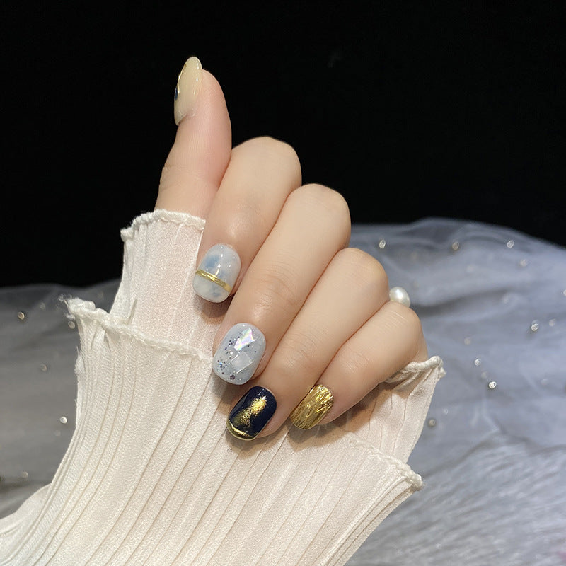 Nail Stickers with Jelly Glue & Tools Kit