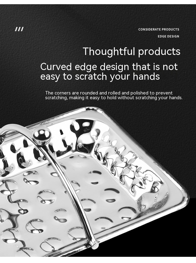 Stainless Steel Towel Basket for Kitchen & Bathroom Storage - Hot & Cold Wet Meal