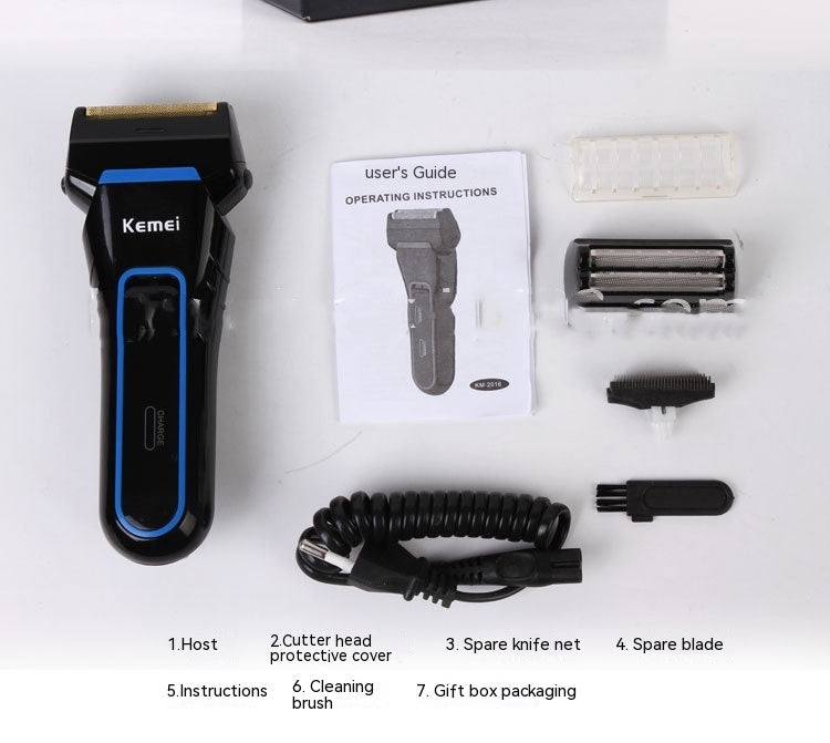 Rechargeable Electric Shaver for Men