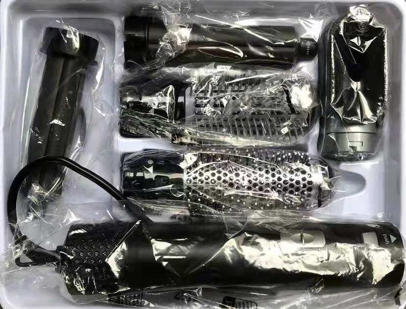 Five-in-One Hair Curler with Multiple Heat Settings and Color Options