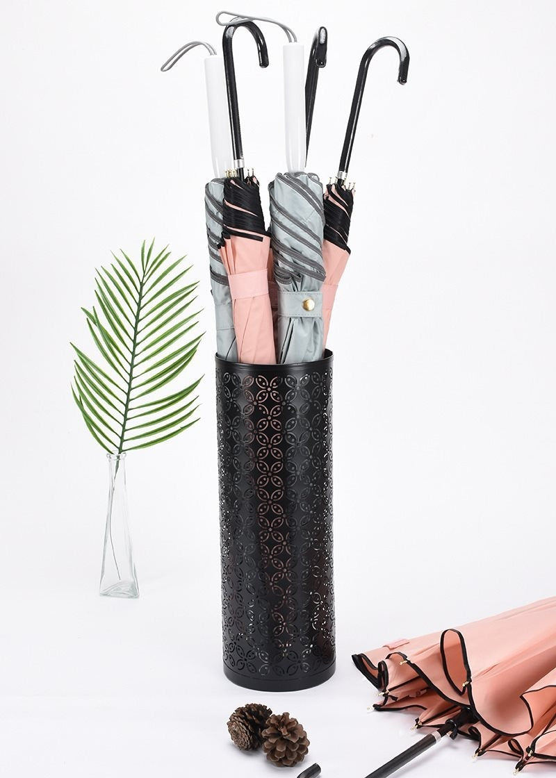 Minimalist Metal Umbrella Holder - Stylish Home & Garden Storage Solution