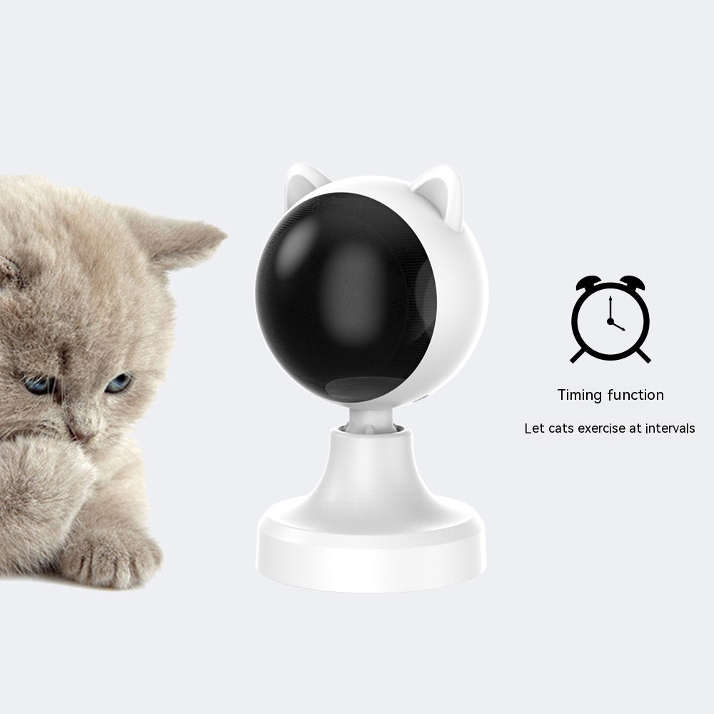 Laser Cat Teaser Toy with USB Charging - White Pet Training Toy