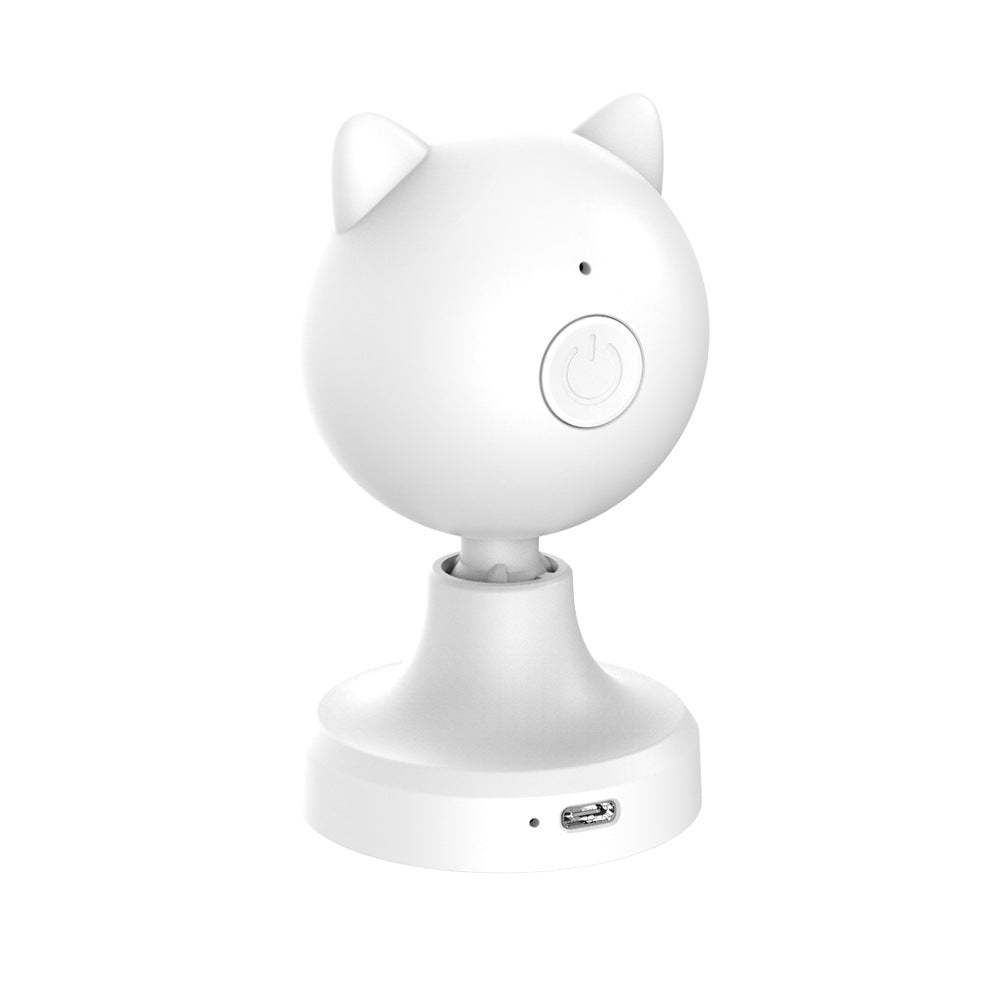 Laser Cat Teaser Toy with USB Charging - White Pet Training Toy
