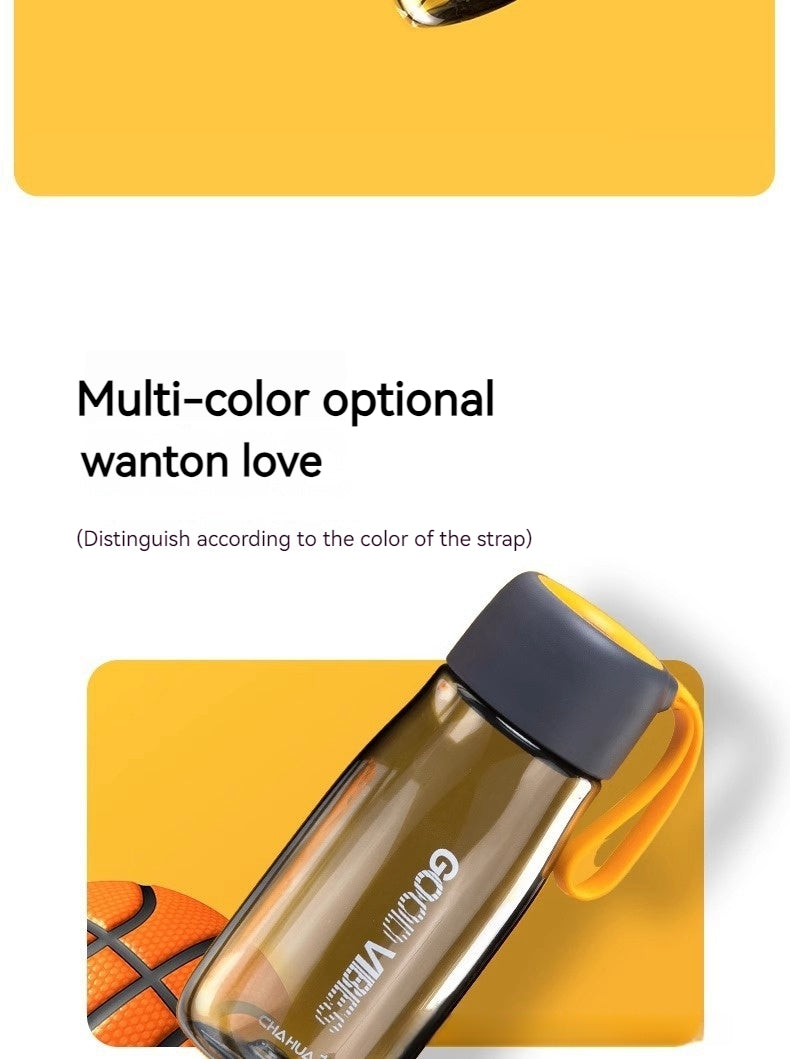 Portable Fitness Tumbler with Tea Infuser 520ml - Colorful Sports Drinkware