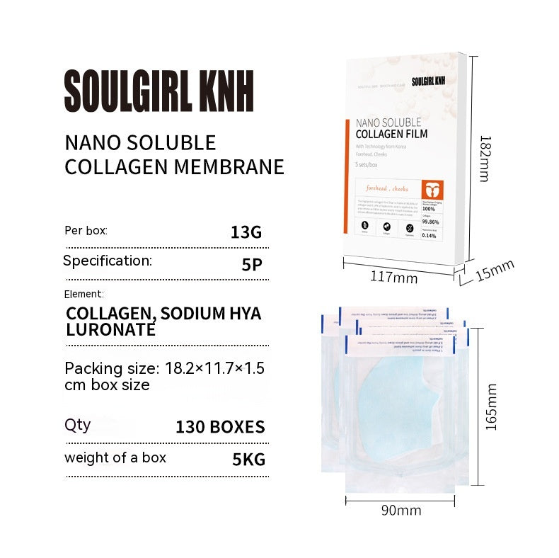 Hydrolyzed Collagen Facial Mask Pack - Instant Skin Hydration & Repair
