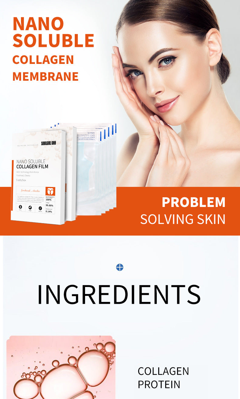 Hydrolyzed Collagen Facial Mask Pack - Instant Skin Hydration & Repair